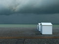 Beachhouses Poster och Canvastavla