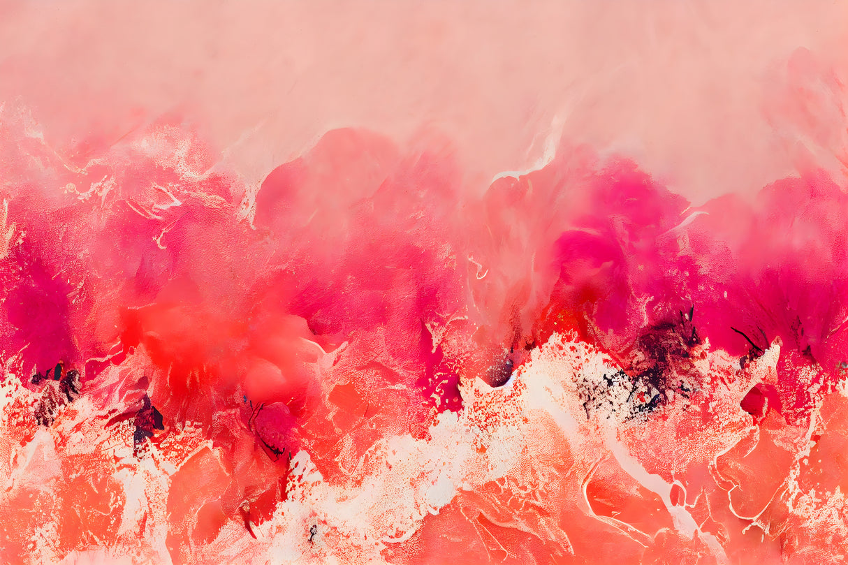 Pink Wave Poster och Canvastavla