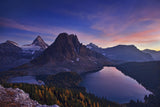 Twilight at Mount Assiniboine Poster och Canvastavla