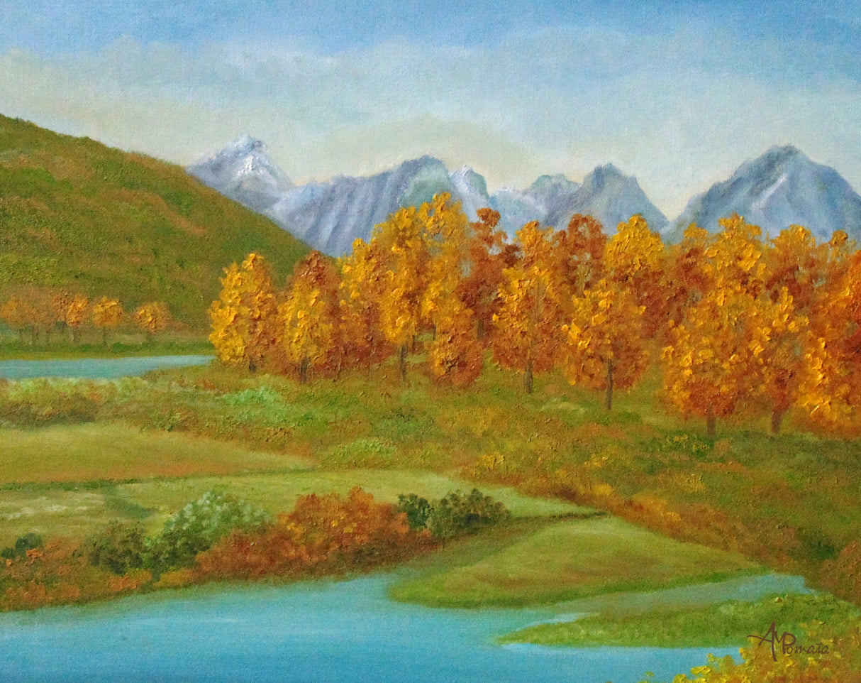 Autumnal Colors Poster och Canvastavla