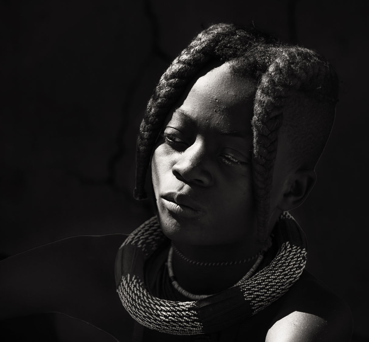 Himba Girl Poster och Canvastavla