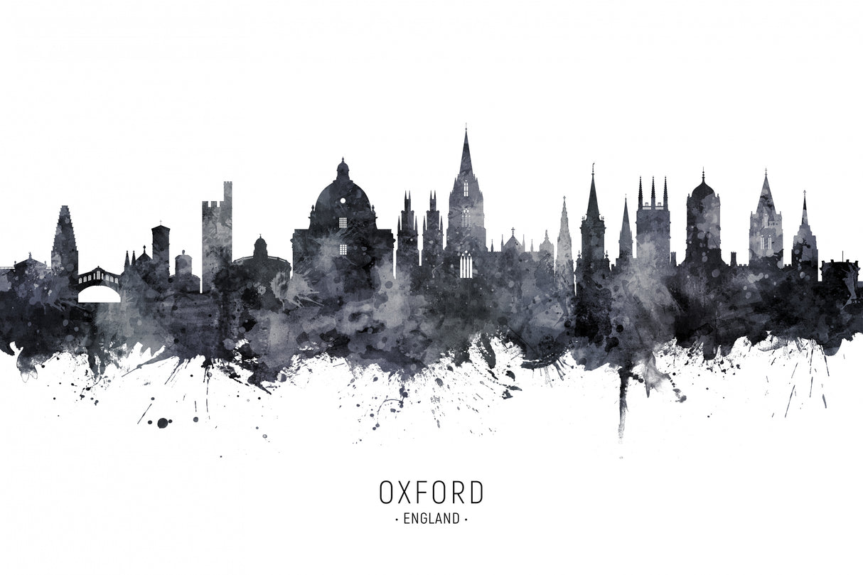 Oxford England Skyline Poster och Canvastavla