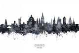 Oxford England Skyline Poster och Canvastavla