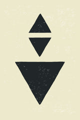 Abstract Triangles #3 Poster och Canvastavla