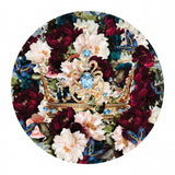 Bowie Blooms &amp; Crown Poster och Canvastavla