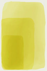 Yellow Watercolor Shapes #2 Poster och Canvastavla
