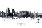 Coimbatore Skyline India Poster och Canvastavla