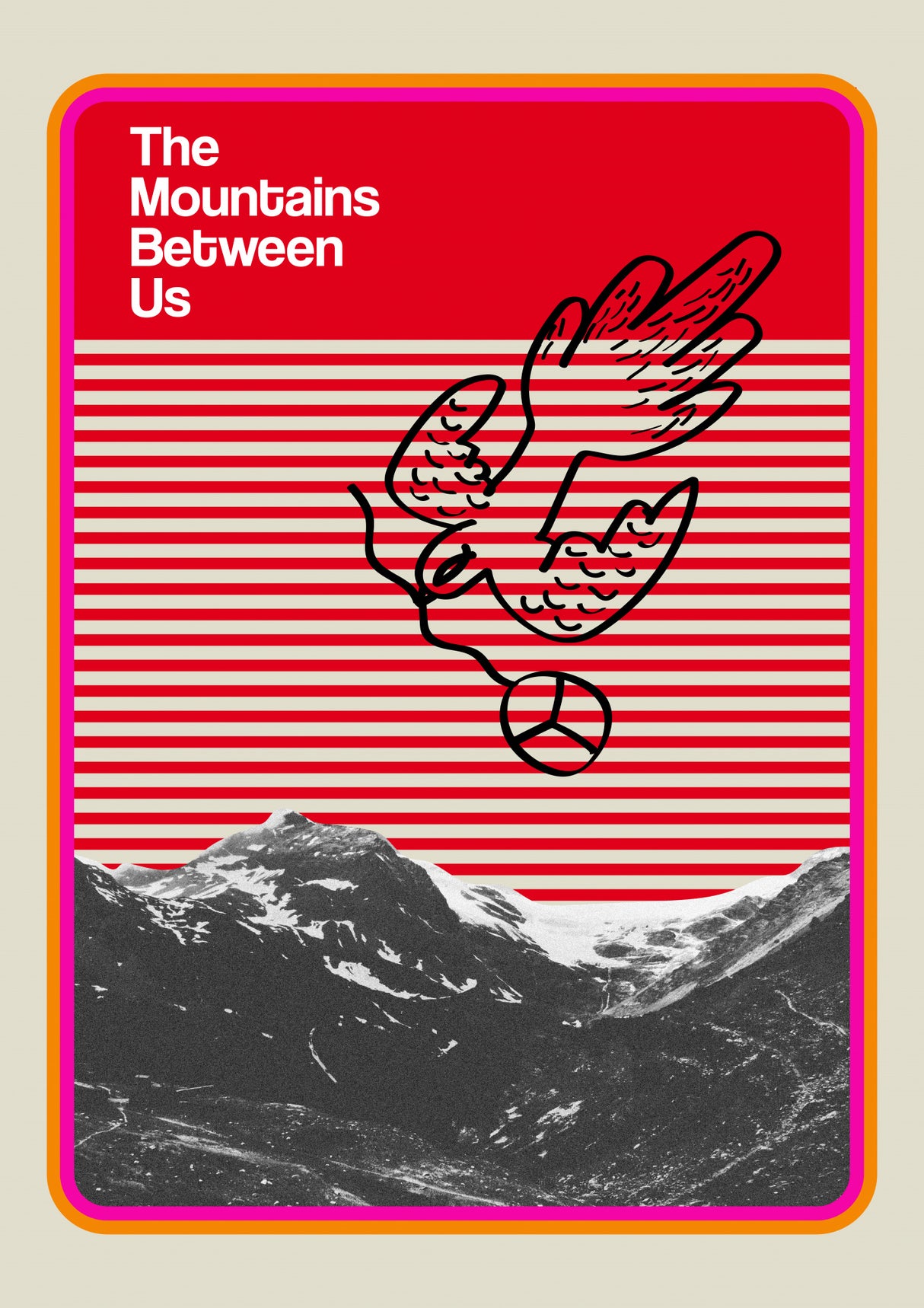 Mountains Between Us Poster och Canvastavla