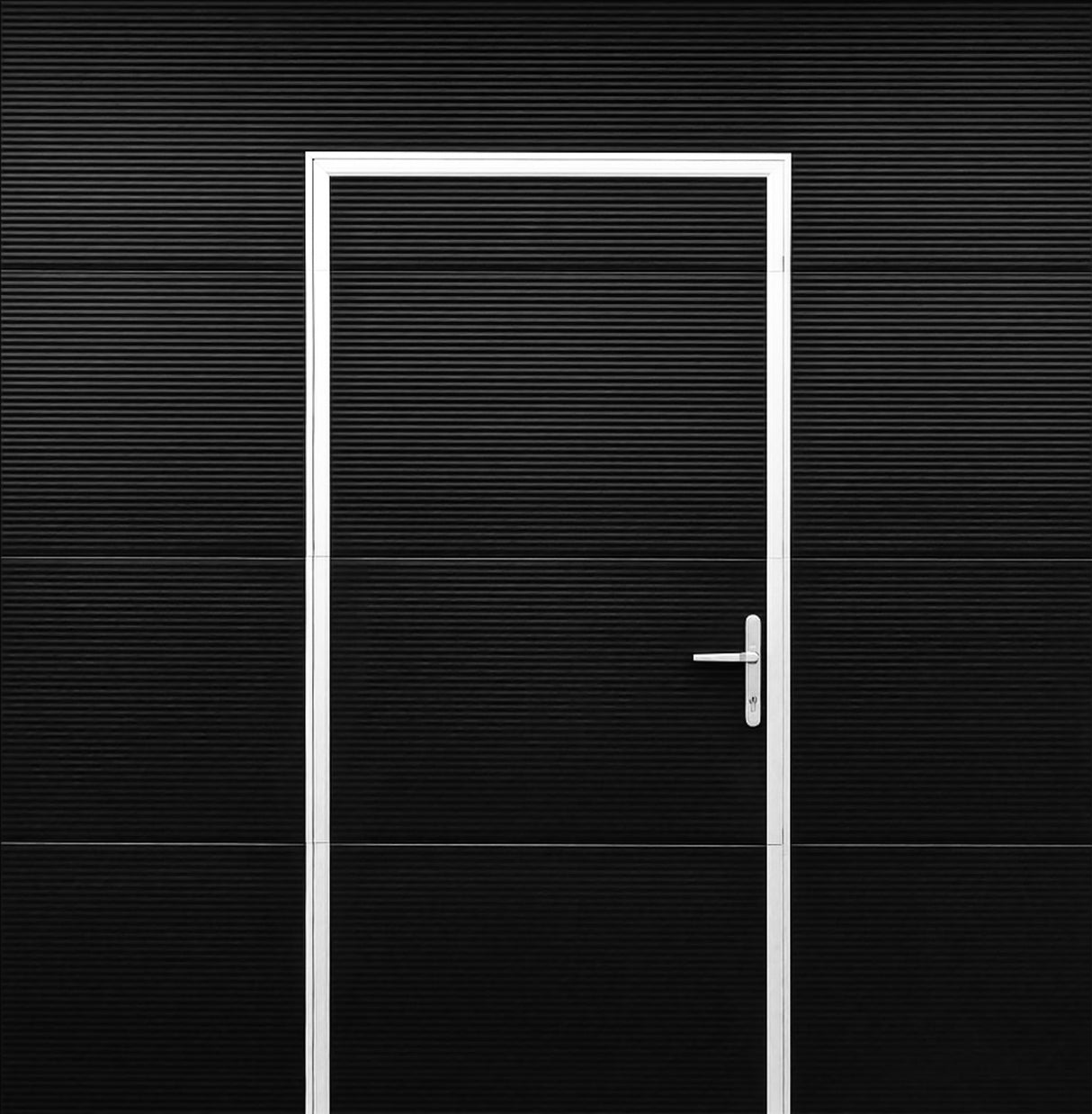 black door Poster och Canvastavla