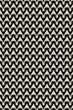 Black And White Zig Zag Pattern Poster och Canvastavla