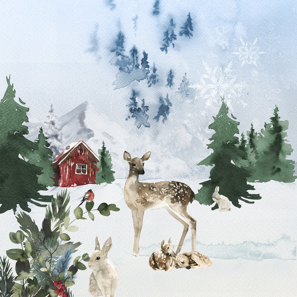 Christmas Morning Poster och Canvastavla