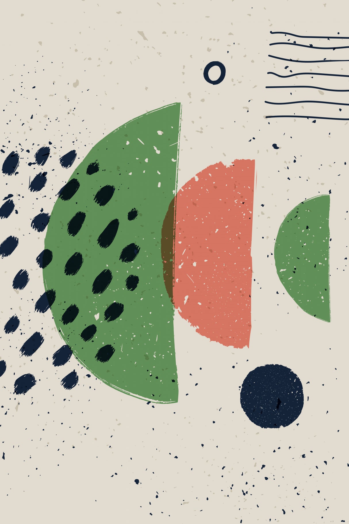 Abstract Poster Series #3 Poster och Canvastavla