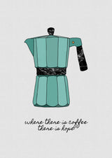 Where There Is Coffee Poster och Canvastavla