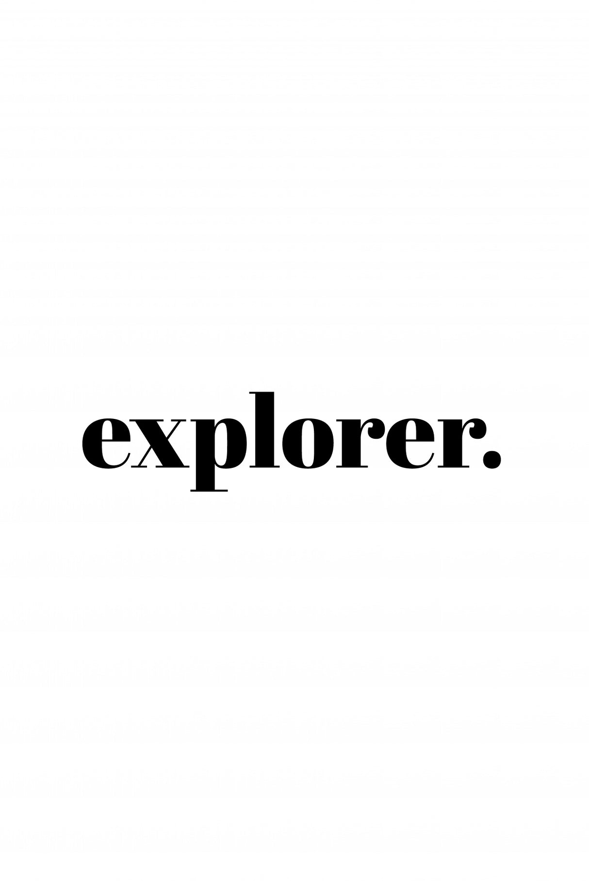 Explorer Poster och Canvastavla