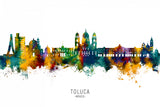 Toluca Skyline Mexico Poster och Canvastavla