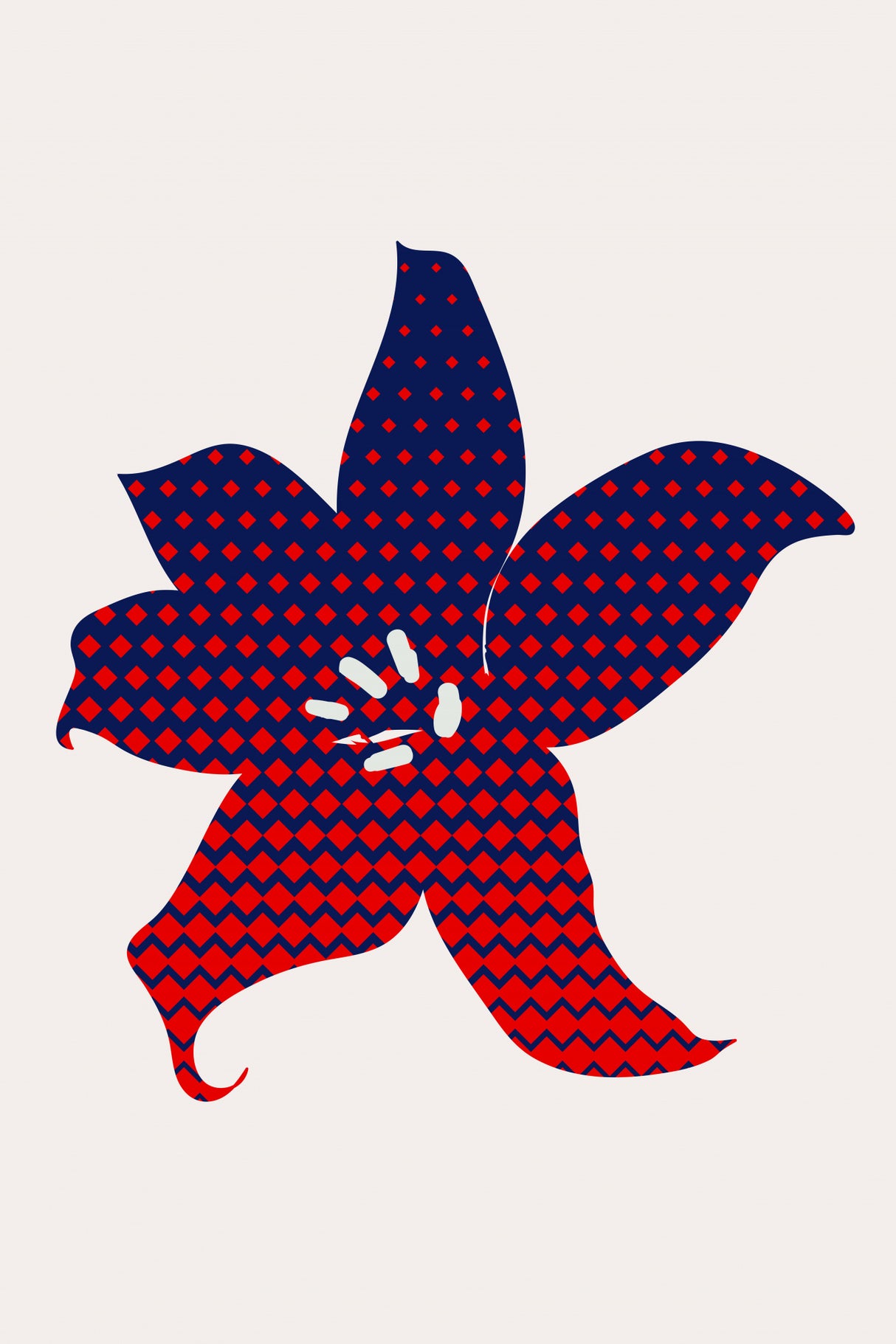 Pop Flower Poster och Canvastavla