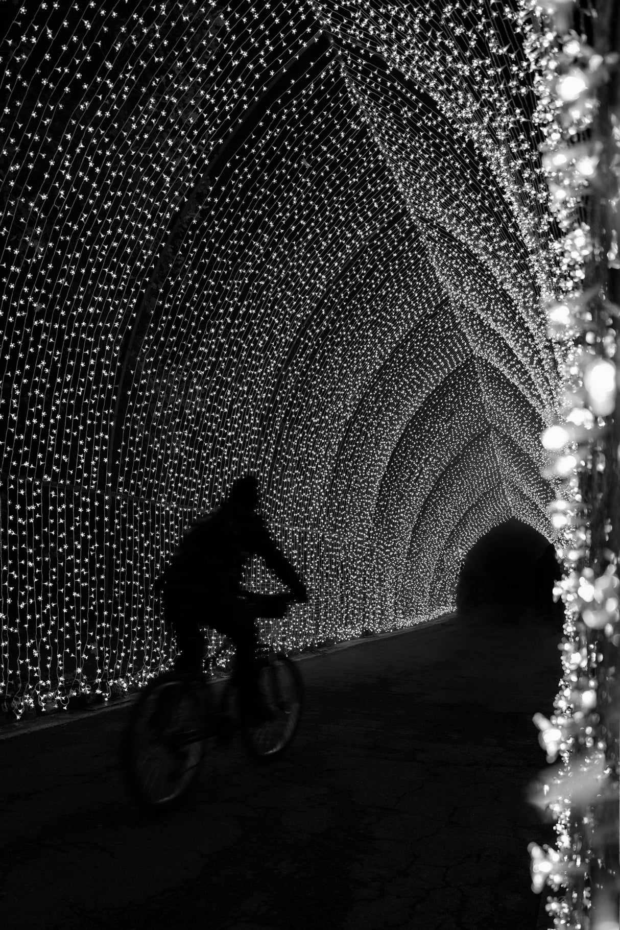 Tunnel lumineux Poster och Canvastavla