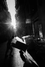 Barcelona un dia d´hivern Poster och Canvastavla