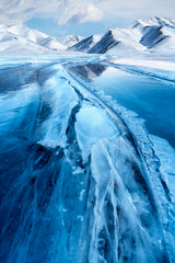 Blue ice Poster och Canvastavla