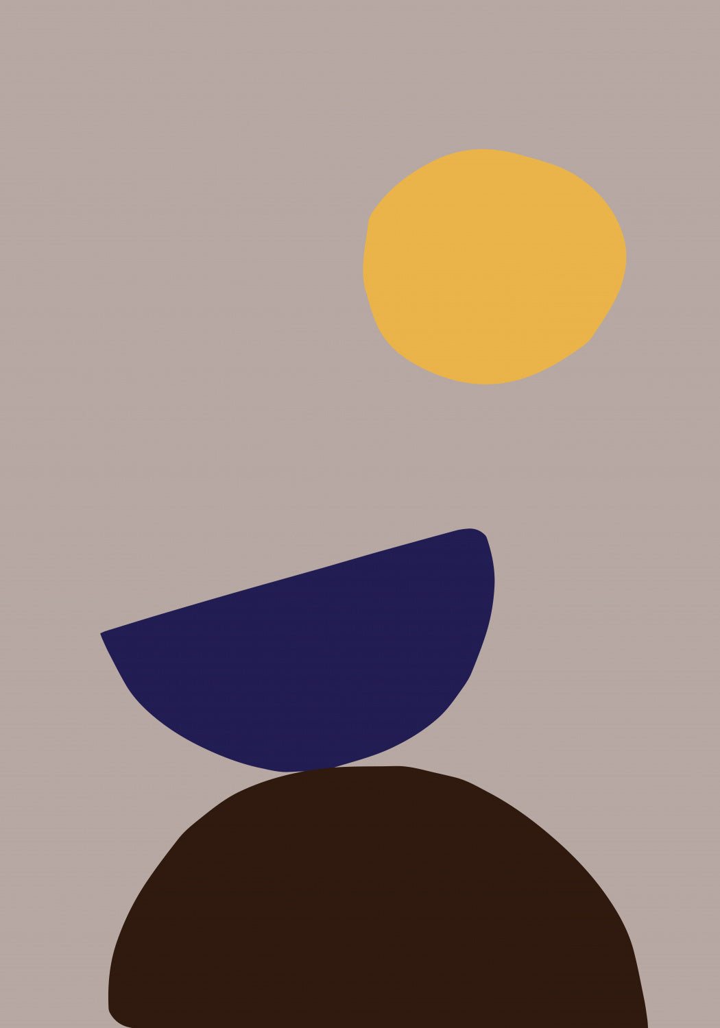 Organic Shapes 07 Poster och Canvastavla