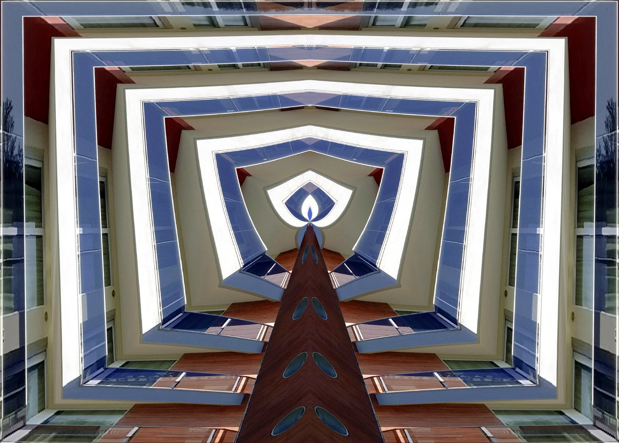 Abstract building Poster och Canvastavla
