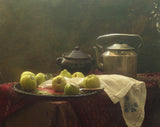 Still life with quince and kitchenware Poster och Canvastavla
