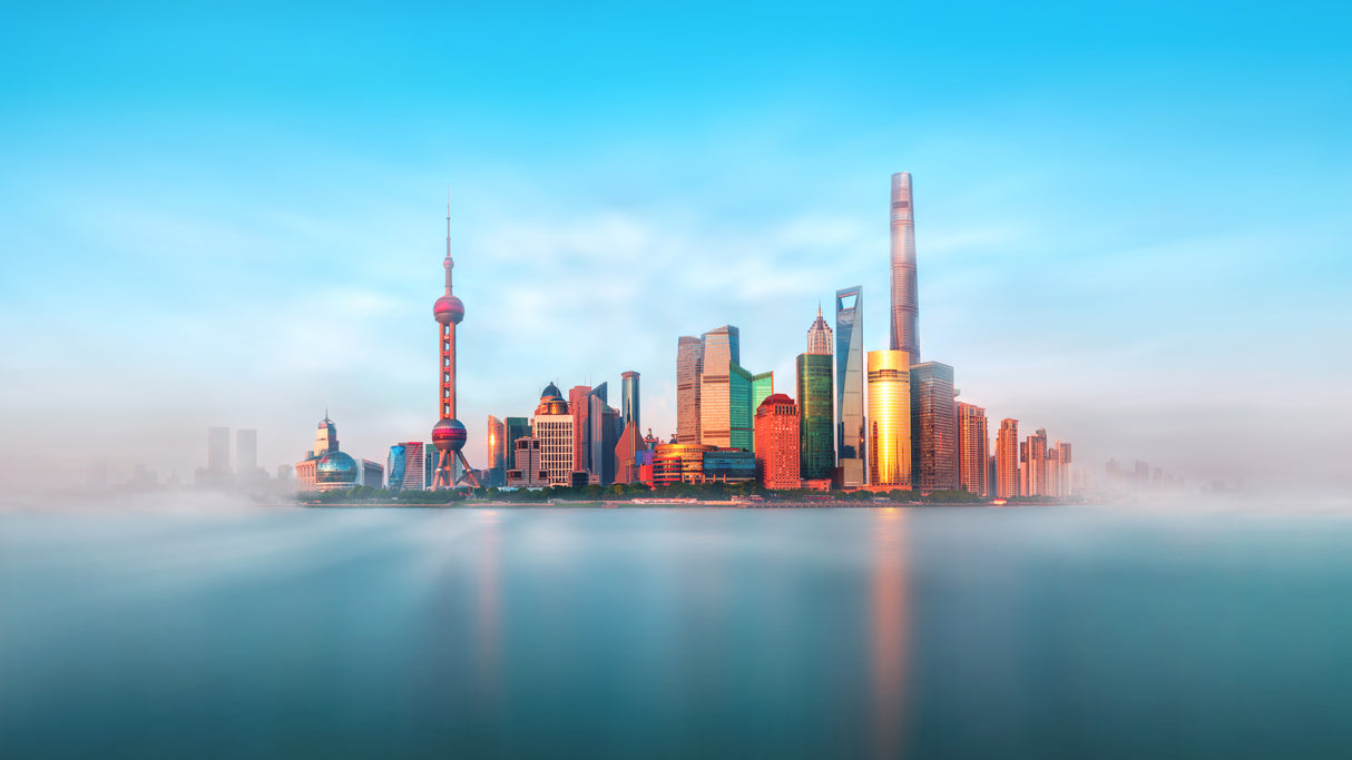 Shanghai paints Poster och Canvastavla