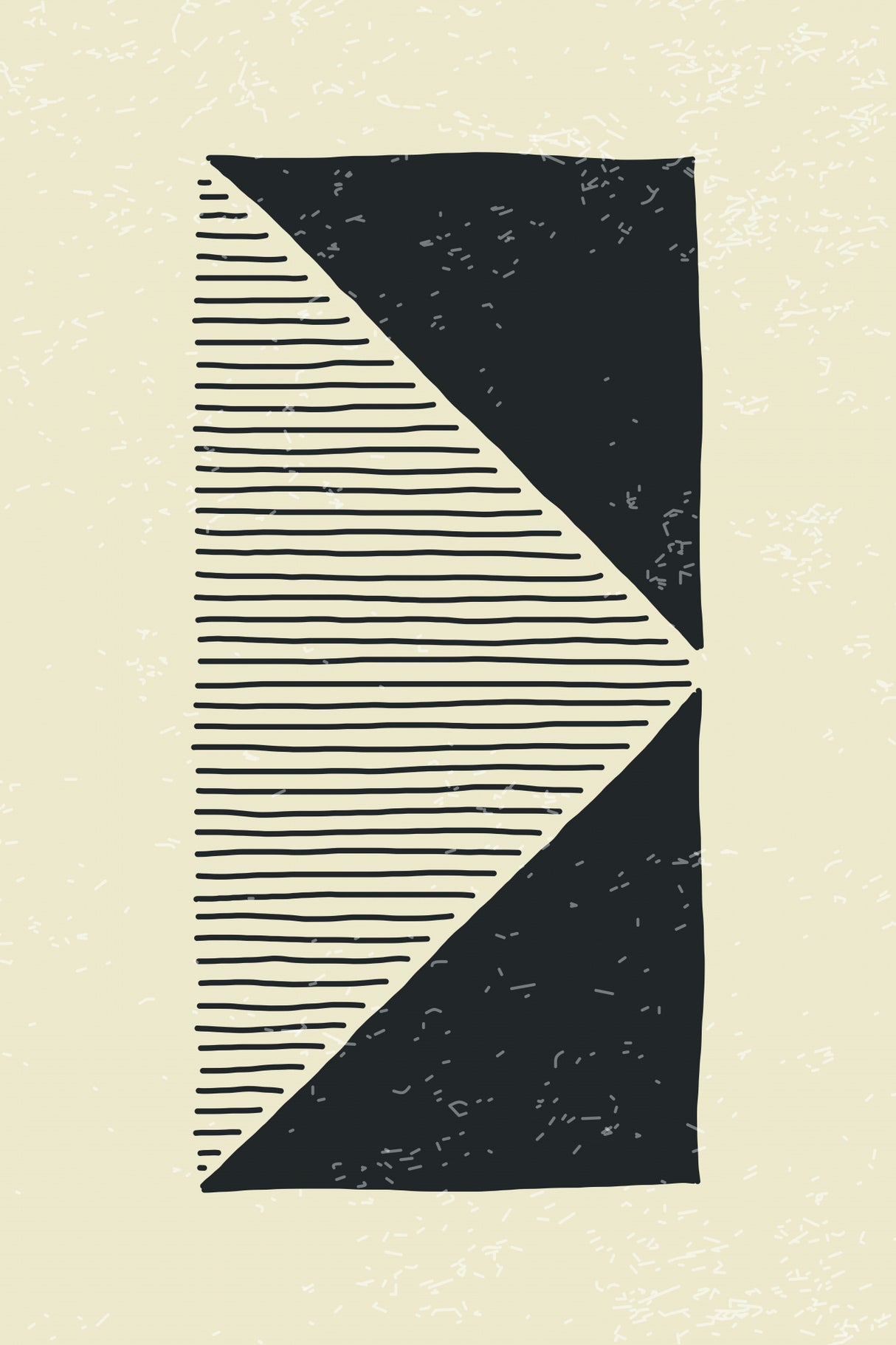 Abstract Black Set #1 Poster och Canvastavla