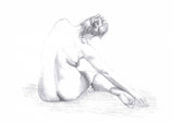 Sketch of a Woman Poster och Canvastavla