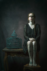 she is stillness in a world of chaos Poster och Canvastavla