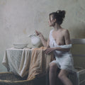 woman with water jug Poster och Canvastavla