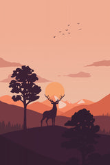 Summer Sunset Poster och Canvastavla