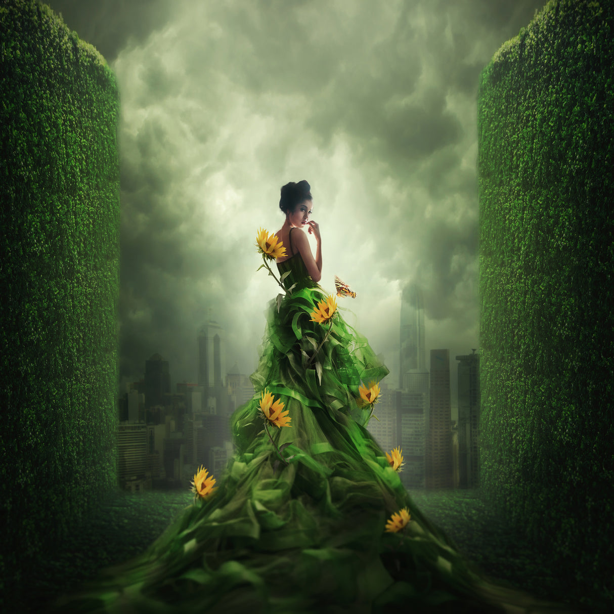 Go Green Poster och Canvastavla