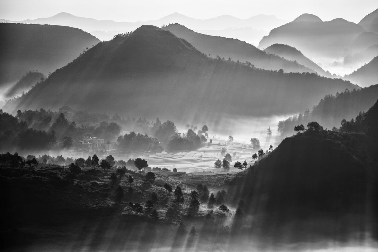 Misty sea of clouds Poster och Canvastavla