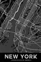 New York Whit.png Poster och Canvastavla