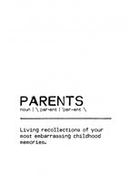 Quote Parents Childhood Poster och Canvastavla