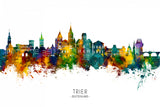 Trier Germany Skyline Poster och Canvastavla