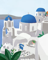 Santorini island Poster och Canvastavla