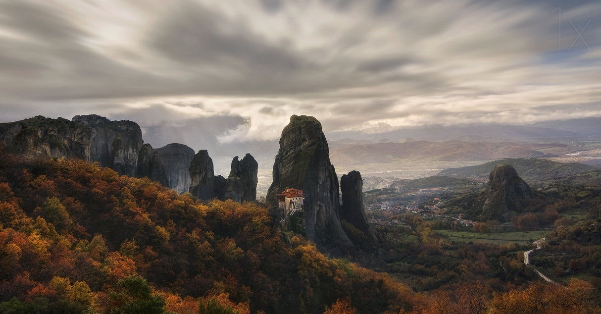 Meteora - The holy rocks Poster och Canvastavla