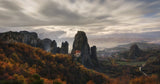 Meteora - The holy rocks Poster och Canvastavla
