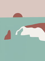 Minimal Seascape Poster och Canvastavla