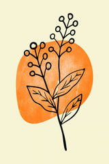 Minimal Flower Expression #3 Poster och Canvastavla