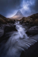 Kirkjufell II Poster och Canvastavla