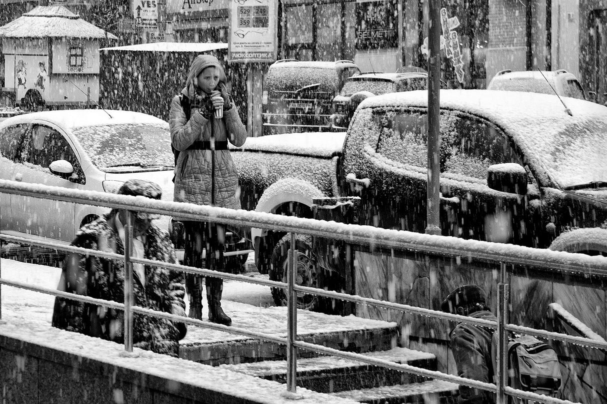 Snow coffee Poster och Canvastavla