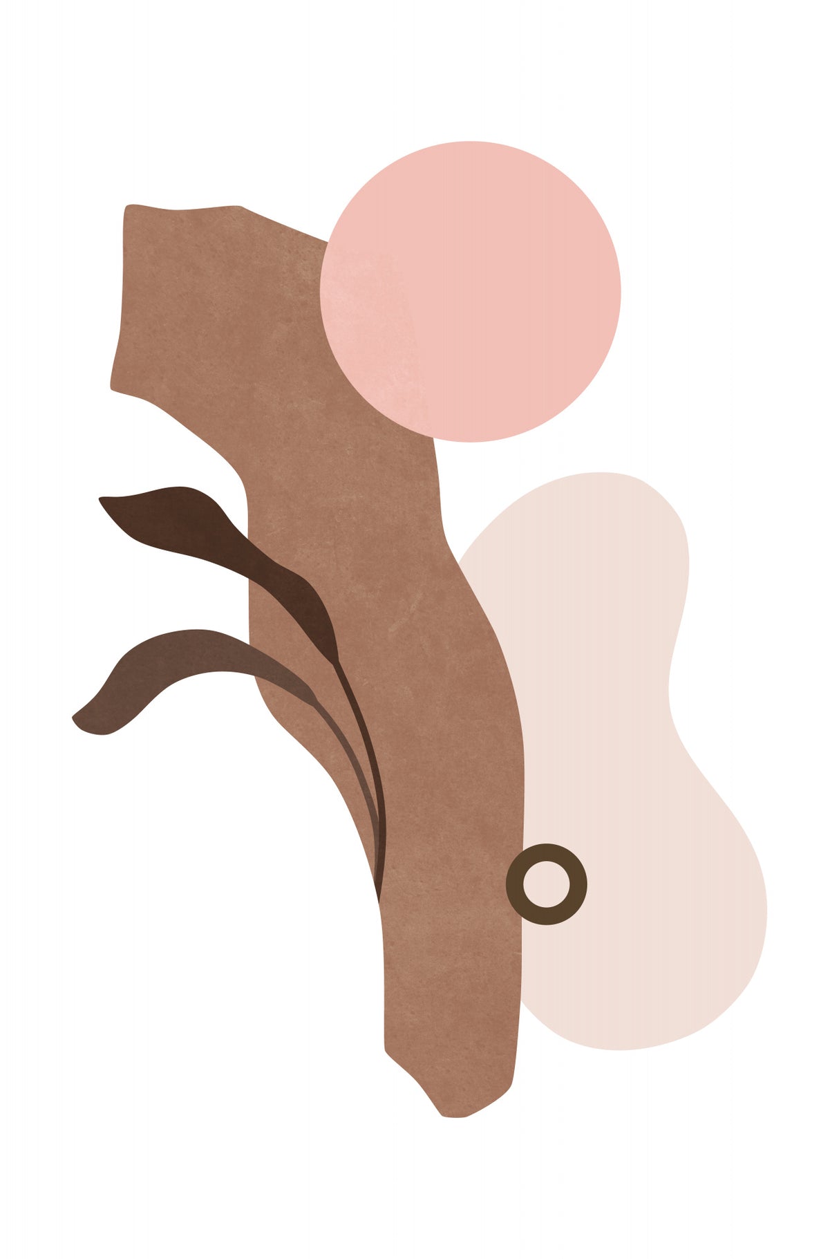 Tropical Villa Color and Shapes 28 Poster och Canvastavla