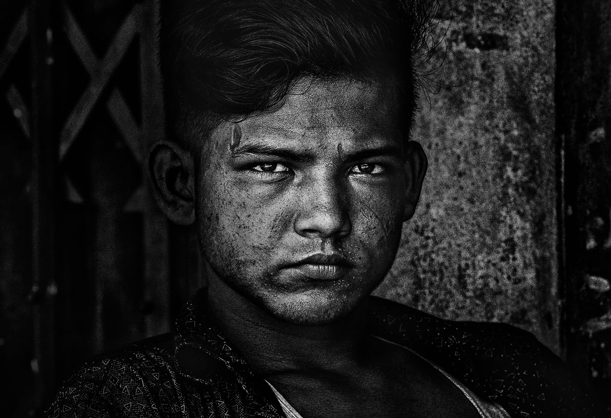 Rohingya refugee boy Poster och Canvastavla