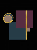 Squares and Circles Copy Poster och Canvastavla