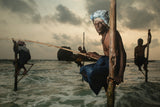 The Stilt Fisherman. Poster och Canvastavla