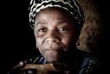 woman at Guinea Bissau Poster och Canvastavla