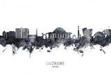 Lilongwe Malawi Skyline Poster och Canvastavla